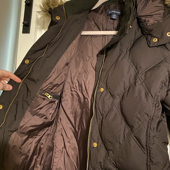 Lands End Puffer Coat - Picture 4 of 6